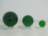 Imagen de Bola de cristal más peana 8 cm verde