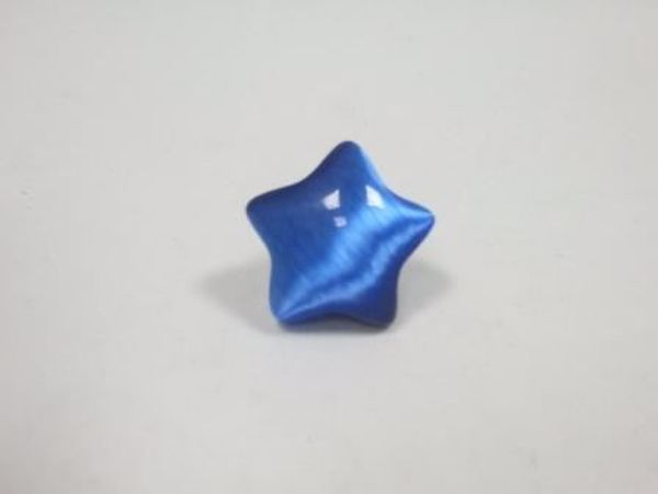Imagen de Estrella de piedra natural de Ojo de gato azul
