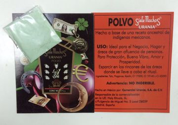 Mostrar detalles para Polvo Siete Machos Imagen de Polvo Siete Machos