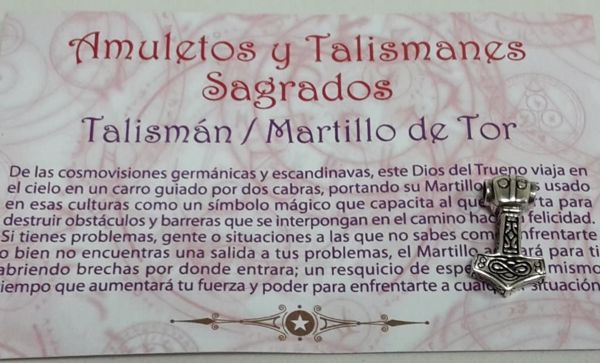 Picture of TALISMÁN DE PLATA MARTILLO DE TOR