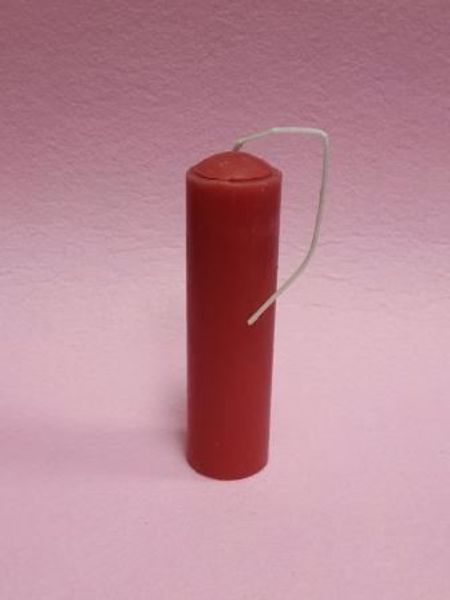 Picture of Vela cohete rojo / Torpedo del Deseo. Con Pólvora. 3,3 X 12 cm
