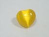 Imagen de Corazón de piedra natural de Ojo de gato amarillo