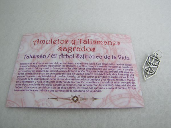 Picture of TALISMAN sephirotic TREE OF LIFE 30MM
