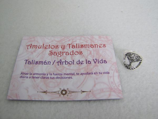 Imagen de TALISMAN ARBOL DE LA VIDA-ANILLO T-15