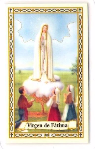 Imagen de VIRGEN DE FATIMA ESTAMPA