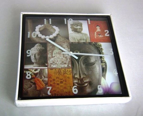 Picture of Buddha wall clock 28 cms M1