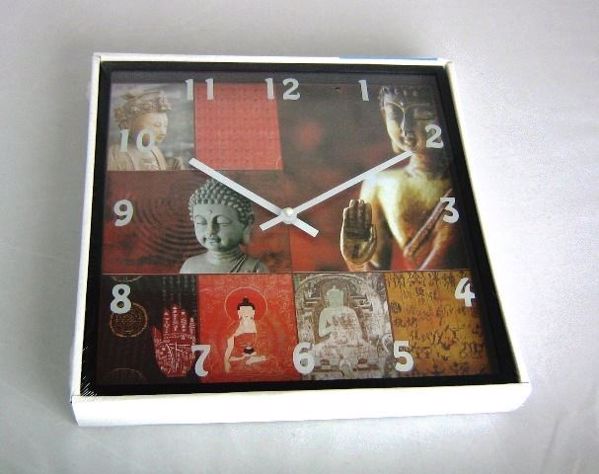 Imagen de Reloj pared Buda 28 cms M3