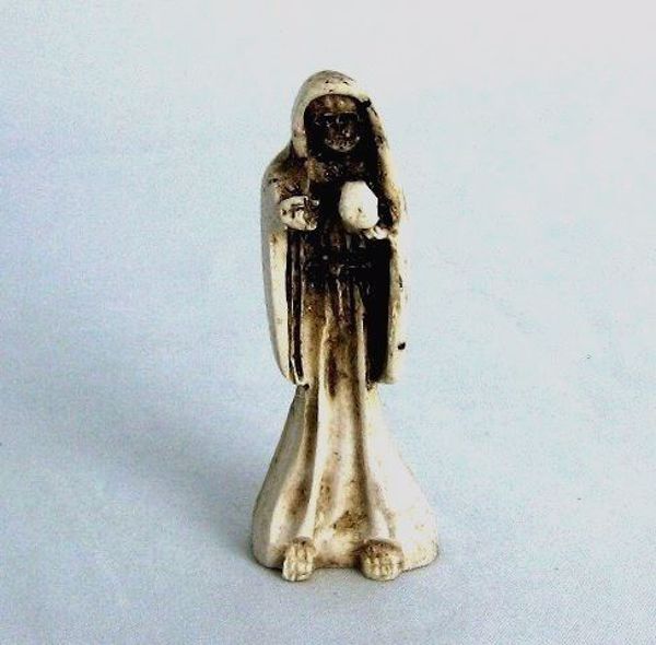 Imagen de IMAGEN SANTA MUERTE COLOR HUESO 63 MMS