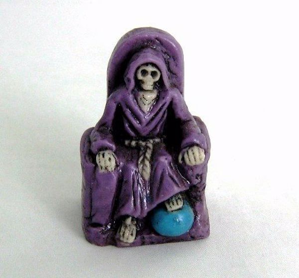 Imagen de IMAGEN SANTA MUERTE MORADA 51 MMS