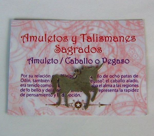 Imagen de COLGANTE AMULETO unicornio 43 MMS