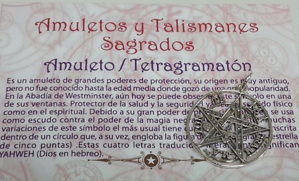 Picture of Tetragrammaton 20MM SILVER CHARM
