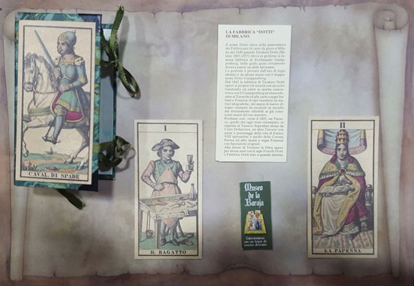 Imagen de Carta de tarot italiano Caval. de espadas