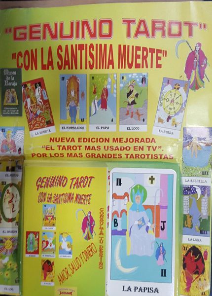 Imagen de Genuino tarot con la santisima muerte