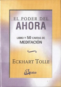 Imagen de El Poder del Ahora. Eckhart Tolle. Libro y 50 cartas de meditación.