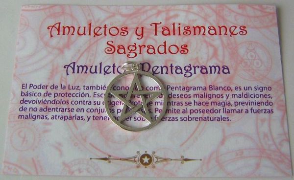 Picture of AMULETO PENTAGRAMA CIRCLE WITH DOUBLE 25MM