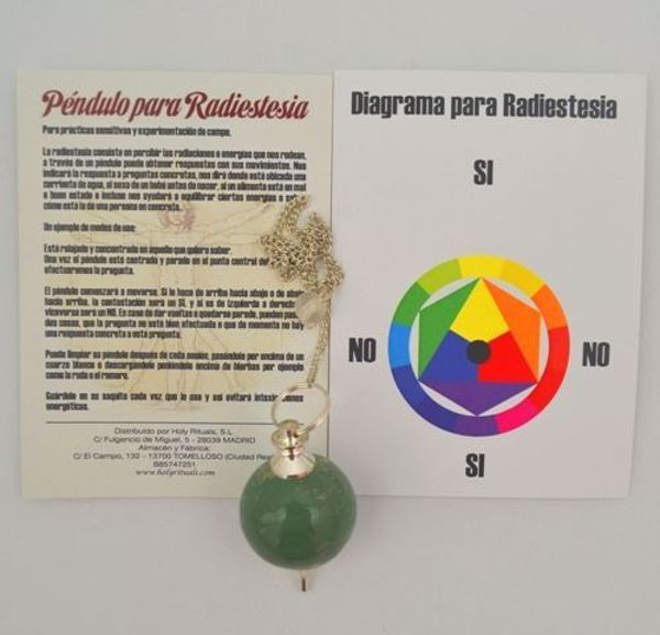 Picture of Péndulo bola aventurina verde