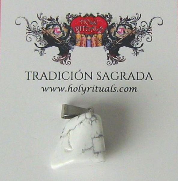 Imagen de Colgante canto rodado Cuarzo marmol