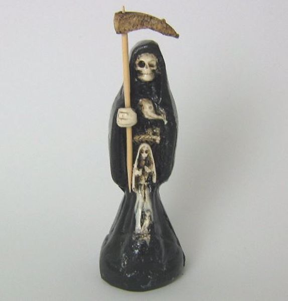 Imagen de IMAGEN SANTA MUERTE NEGRA 85 MMS