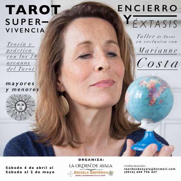 Imagen de Taller de Tarot en Exclusiva con Marianne Costa.   “Tarot, encierro, supervivencia y éxtasis” En diferido. 10 horas grabadas