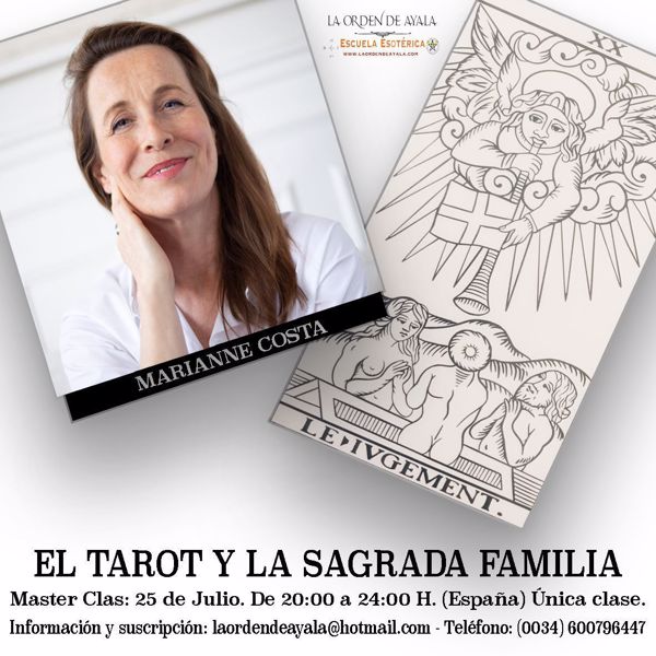 Imagen de Taller de Tarot en Exclusiva con Marianne Costa.   “El Tarot y la Sagrada familia” Grabado.  55 euros