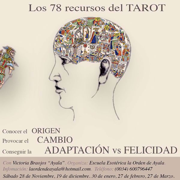 Imagen de Los 78 recursos del Tarot. Laboratorio. Con la maestra internacional Victoria Braojos "Ayala".  Segundo encuentro. 55  euros