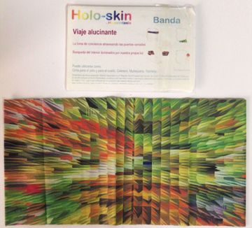 Mostrar detalles para Banda holosintesis viaje alucinante poliester microfibra Imagen de Banda holosintesis viaje alucinante poliester microfibra