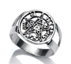 Picture of SILVER CHARM RING Tetragrammaton T-22