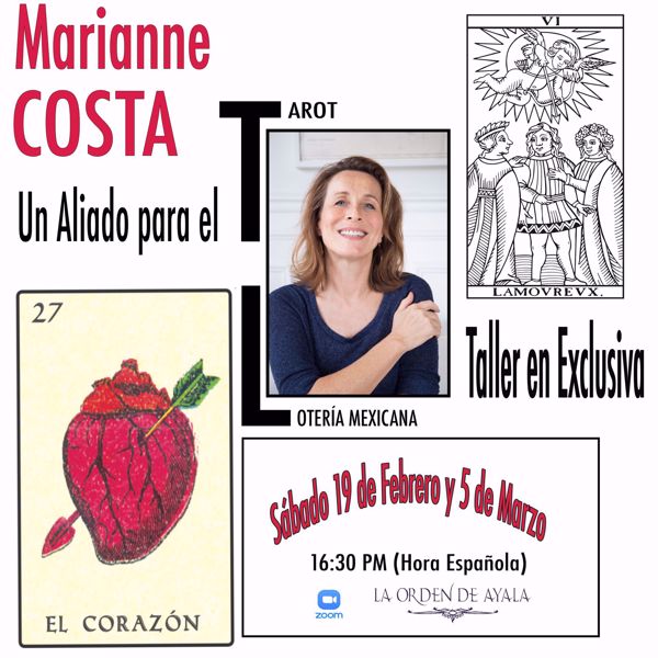 Imagen de Taller lotería mexicana y Tarot de Marsella.  Marianne Costa. 95 euros.