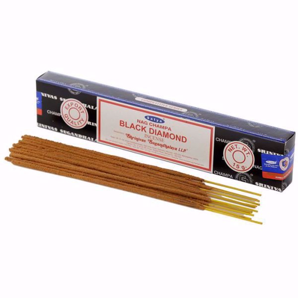 Imagen de Varillas de Incienso 12 Satya Nag Champa Black Diamond