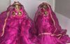 Imagen de VESTIDO ARTESANAL SANTA MUERTE FUCSIA