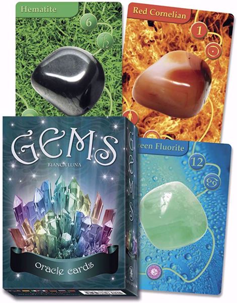 Imagen de GEMS ORACLE CARDS gemas minerales piedra oráculo