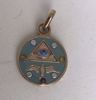 Picture of Amuleto talismán colgante Tetragramatón y 7 potencias con ojo 20 mm celeste