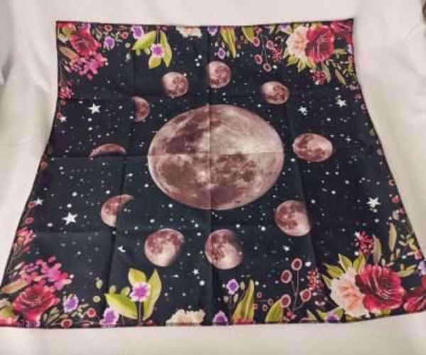 Imagen de Tapete polyester 49 x 49 cm Luna y fases lunares.