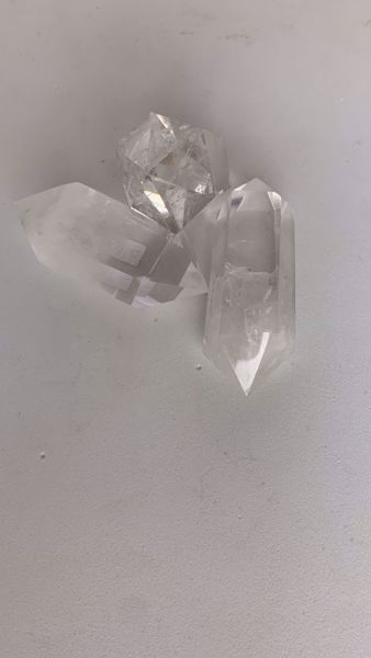 Imagen de Puntas biterminadas Cuarzo Blanco   80-90 gramos