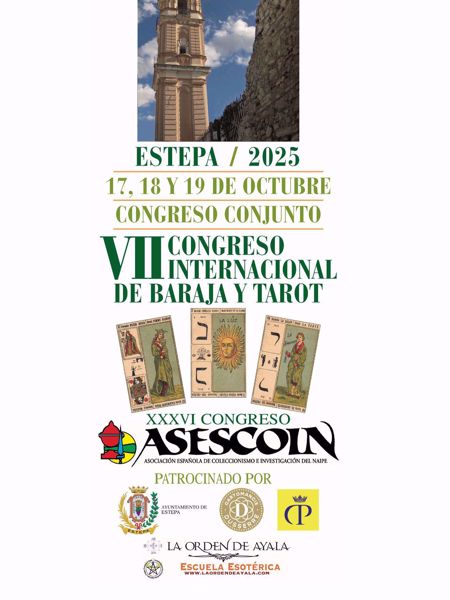 Imagen de Entrada VII Congreso Internacional de Baraja y Tarot 2025. (SIN AUTOBÚS)