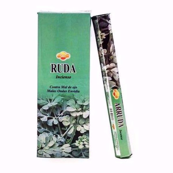 Picture of INCIENSO HEXAGONAL RUDA (1 unidad, 20 varillas) marca SAC