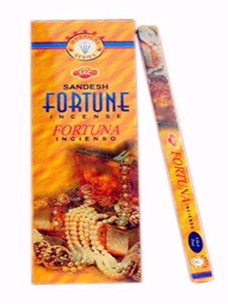 Imagen de INCIENSO HEXAGONAL FORTUNA (1 unidad, 20 varillas) marca SAC