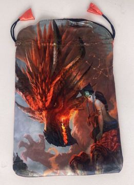 Imagen de Bolsa Guarda Tarot StarDragons. Satén