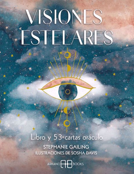 Imagen de Visiones estelares Libro y 53 cartas oráculo Stephanie Gailing Arkano Books. Diciembre 2023