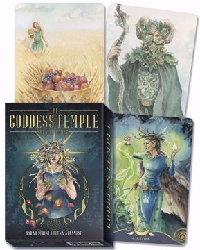 Imagen de THE GODDESS TEMPLE ORACLE CARDS SARAH PERINI & ELENA ALBANESE