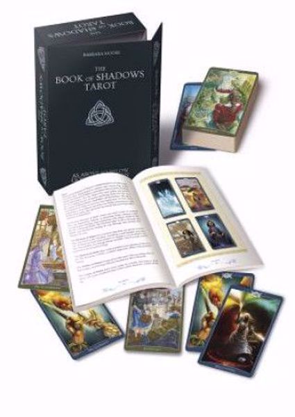 Picture of The Book of Shadows Tarot.As above so below complete edition includes two tarot decks.Barbara Moore.