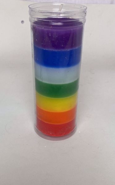 Imagen de VELÓN 7 COLORES / CHAKRAS SIN OLOR